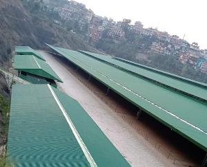 solan construction of makeshift hospital at final stage