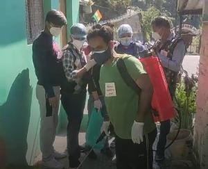 Shimla Citizen's Assembly launches sanitation campaign in Shimla city due to Kovid epidemic
