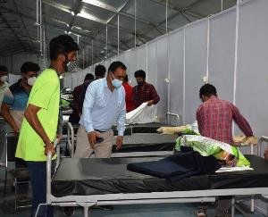 Solan: Covid patients will soon get better health facilities at Makeshift Hospital Rabon