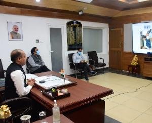 मुख्यमंत्री जयराम ठाकुर ने सोलन में मेकशिफ्ट कोविड अस्पताल का किया शुभारम्भ