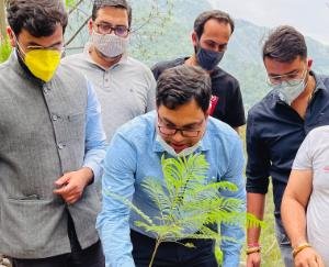 रामपुर : विश्व पर्यावरण दिवस के मौके पर एसडीएम व डीएसपी रामपुर ने किया वृक्षारोपण