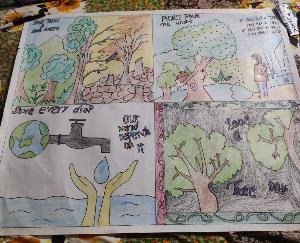 Environment Day celebrated in Sharda Public School Kashlog through virtual medium june 6 2021