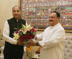 भाजपा राष्ट्रीय अध्यक्ष जेपी नड्डा से मिले मुख्यमंत्री जय राम ठाकुर , जानिये क्या रहा एजेंडा 