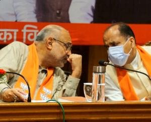 Shimla: The round of meetings in BJP continues for the third day