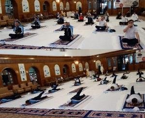 Program organized through virtual medium in Peterhof on the occasion of International Yoga Day in Himachal