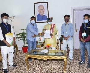 NSUI ने उठायी छात्रों का रिजल्ट घोषित करने की मांग