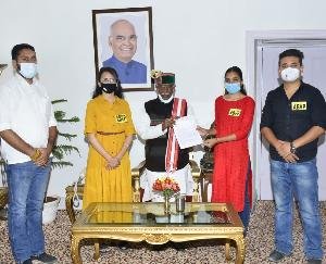 तकनीकी विश्वविद्यालय हिमाचल प्रदेश की विभिन्न मांगों को लेकर ABVP ने राज्यपाल को सौंपा ज्ञापन