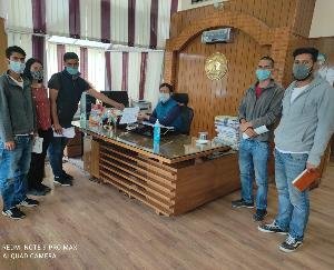 SFI विश्वविद्यालय इकाई ने कुलपति को सौंपा छः सूत्रीय मांग पत्र