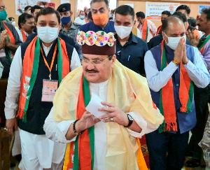 उपचुनाव ही नहीं, 2022 में भी रिपीट करेगी भाजपा - जे पी नड्डा