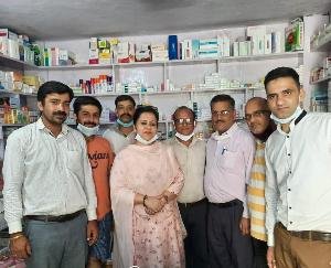 दाड़लाघाट : कोरोना योद्धा के तौर पर पत्रकारों को किया गया सम्मानित