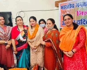 जोगिंदर नगर मंडल महिला मोर्चा की अध्यक्ष बनी मेघना ठाकुर, जताया वरिष्ठ नेतृत्व का आभार