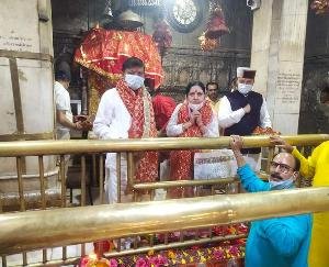 सुजानपुर के विधायक राजेंद्र राणा ने ज्वालामाता के दरबार में नवाया शीश