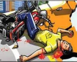 देहरा :अम्ब के मुबारिकपुर में हुए सड़क हादसे में बाइक सवार की मौत
