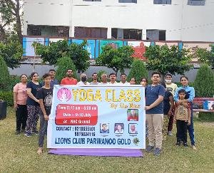 लॉयन्स क्लब परवाणू  गोल्ड द्वारा किया गया 