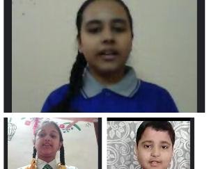 गुरुकुल इंटरनेशनल सीनियर सेकेंडरी स्कूल में ऑनलाइन श्लोकोचारण एवं गायन प्रतियोगिता का आयोजन