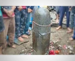 रोहडू के कलोटी गांव में जमीन से प्रकट हुआ साढ़े 4 फीट का शिवलिंग व पूरा शिव परिवार