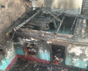 दाड़लाघाट : चमाकडी में 2 मंजिला मकान जल कर राख