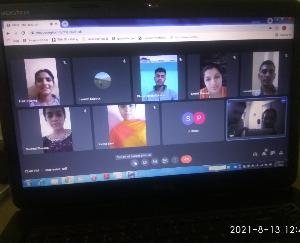 राजकीय महाविद्यालय दाड़लाघाट में आजादी की 75वीं वर्षगांठ के उपलक्ष पर वेबीनार का आयोजन