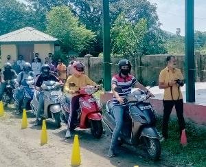 ज्वालामुखी में 163 लोगों ने दिया ड्राइविंग ट्रायल, 70 गाड़ियों की हुई पासिंग
