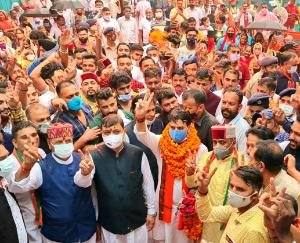 हमीरपुर : जन आशीर्वाद यात्रा की धमाकेदार शुरुआत पर मन छोटा ना करें कांग्रेस विधायक : भाजपा