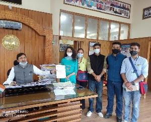 Shimla: ABVP submitted a memorandum to the Vice Chancellor regarding the demands of the students across the state