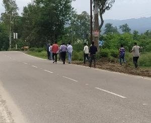 देहरा में सीयू के लिए चिन्हित भूमि की निशानदेही शुरू