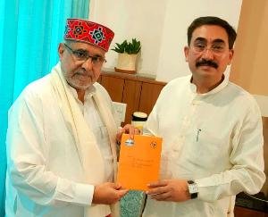 Shimla: Assembly Speaker Vipin Singh Parmar invited BJP in-charge for Golden Jubilee celebrations