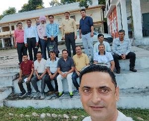 जसवां परागपुर :डाडासीबा में आयोजित हुई अध्यापक संघ की बैठक