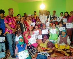 Manali: Corona warrior honor ceremony organized by Himachal Ekta Manch at Aleu