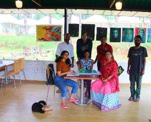 पालमपुर : बीङ-बिलिंग के विख्यात अस्तित्व कैम्प्स ऐंड रिज़ोर्ट्स में आर्ट-इको कला परियोजना सम्पन्न
