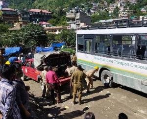 Kullu: Bus driver of HRTC scorched due to electrocution
