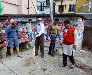 Cleanliness drive program organized in Dadlaghat