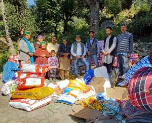 किन्नौर : अग्निकांड से पीड़ित छः परिवारों को की सहायता प्रदान