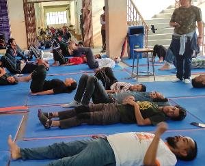 Kullu: Organized one day yoga workshop at Government College Banjar