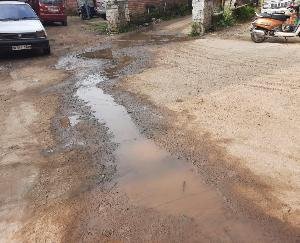 Kunihar: Thousands of liters of water flowing in vain, departmental employee ignored