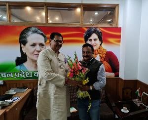 All India Congress Committee secretary Sanjay Dutt reached Shimla