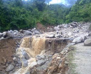 Cloud burst in Kugati Panchayat of Bharmour tribal area of Himachal Pradesh