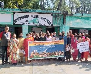 सोलन: जयनगर, मटेरनी और भूमति में स्वीप गतिविधियां आयोजित