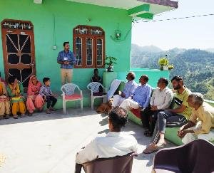 Solan: People made aware for voting in Chandi and Khali