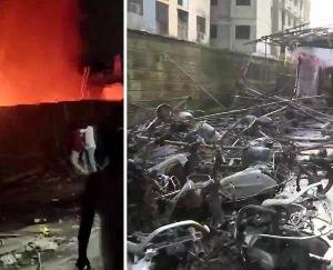 20 motorcycles burnt to ashes due to fire in Mumbai's Kurla area