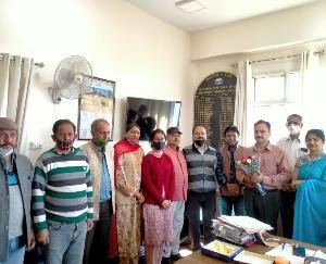 Sanjeev Kaul became the Chief Engineer of Himachal Pradesh Jal Shakti Department, Non-Gazetted Employees Federation