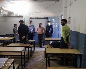 Darlaghat: Surprise inspection at Government Adarsh Senior Secondary School, Dhundan