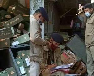 Shimla: Fire breaks out at Woodland showroom on Mall Road, loss of lakhs