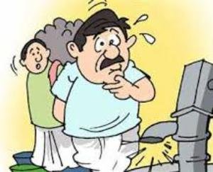 Dehra: Huge anger among people for not getting continuous water supply for three days in Lower Kariyada