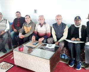Kunihar: The meeting of the Ex Servicemen League Kunihar Unit was organized
