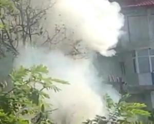 Shimla: Fire broke out in transformer in Sanjauli, fire department brought the fire under control