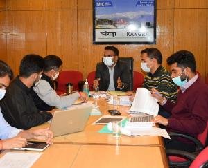 Deputy Commissioner Kangra held review meeting regarding four lane construction works