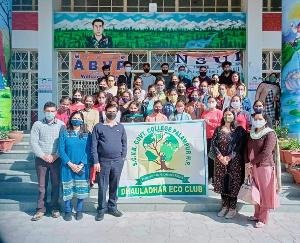 Palampur: Resolve taken in Batra College Palampur to take care of plants