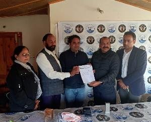 Jwalamukhi: Vikas Dhiman became the President of Aam Aadmi Party Jwalamukhi