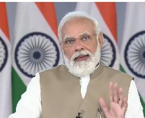 Shimla: Prime Minister Narendra Modi addresses the All India Presiding Officers' Conference